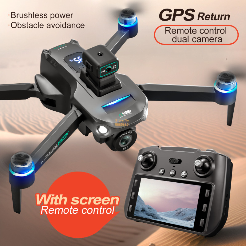 8K Çift Kamera 5G WIFI FPV Uza - Drone Gimbal Brushless incelemesi ve fiyatı