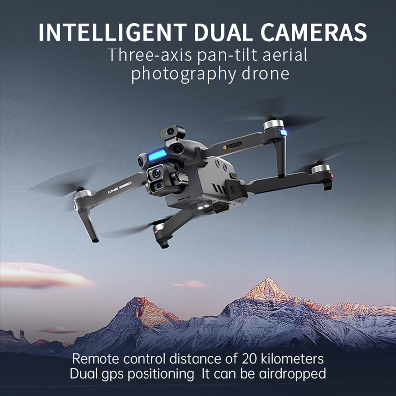 2026 Yeni 8K Çift Kameralı Dro - Drone Gimbal 3 Axis incelemesi ve fiyatı