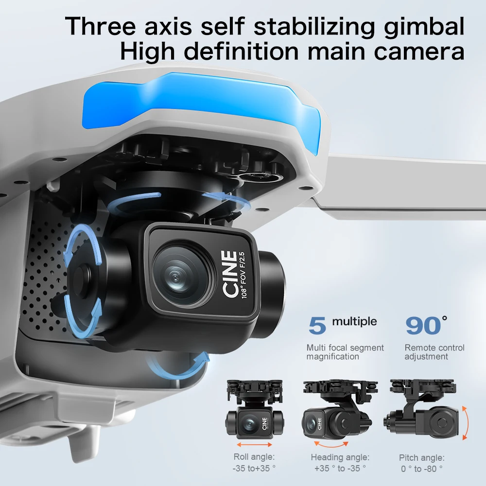 En İyi Fırsat S-X1 MAX GPS Dro - Drone Gimbal 3 Axis incelemesi ve fiyatı