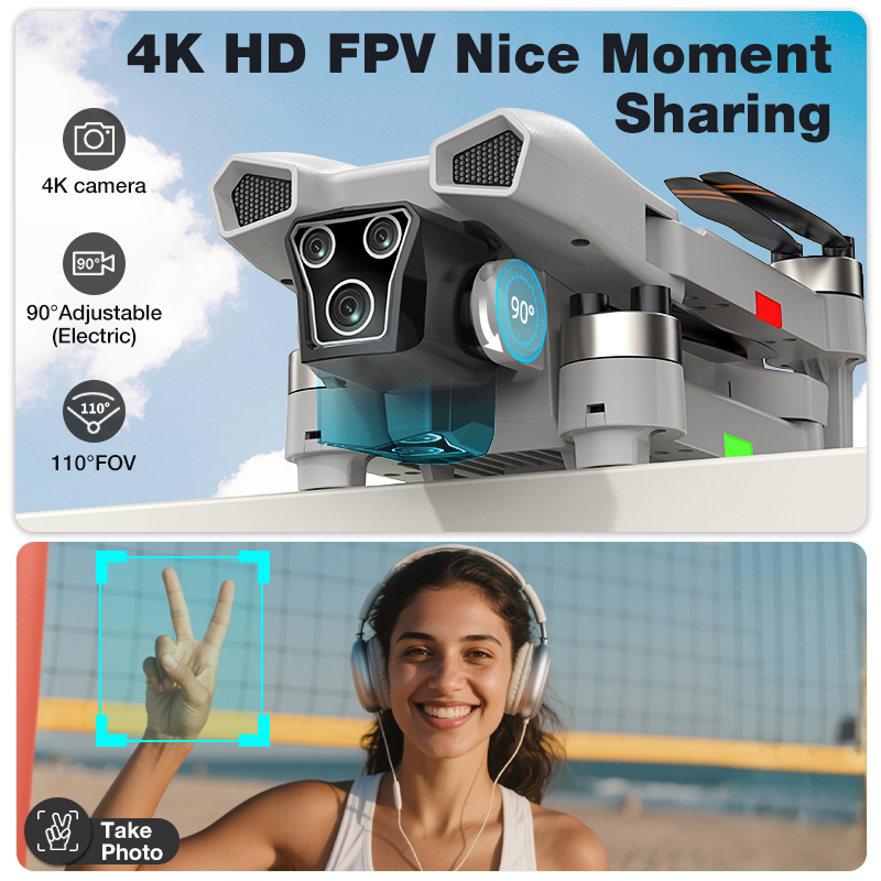 YENİ Sıcak L017 Pro Drone Fırç - Drone Gimbal 3 Axis incelemesi ve fiyatı